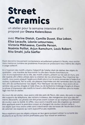 Illustration - Semaine intensive d'arts 2023 16