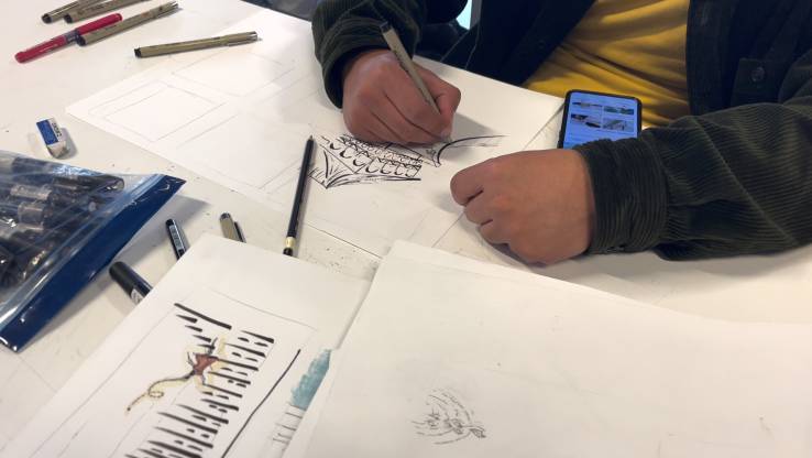 Illustration - Semaine intensive d'arts 2023 25
